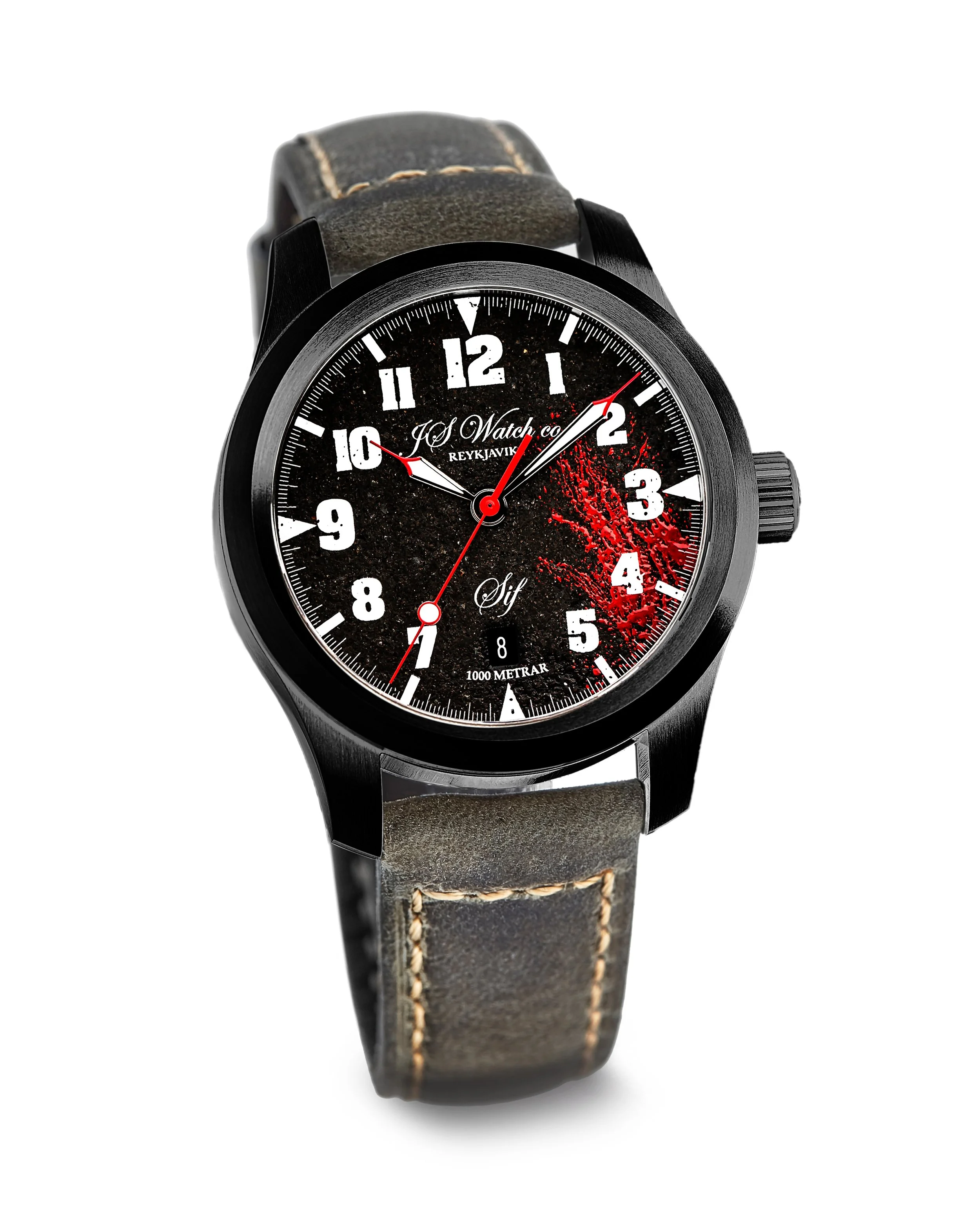 JS Watch Company Reykjavik — Sif NART Volcano - Black case